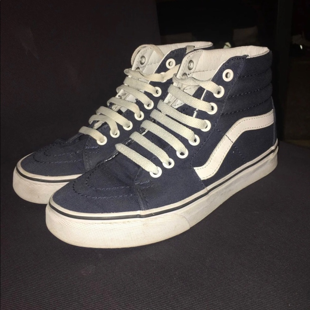Navy high top vans